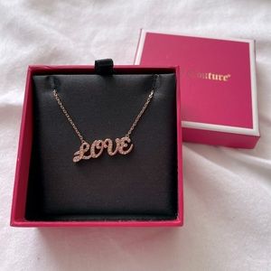 Juicy Couture “Love” Necklace